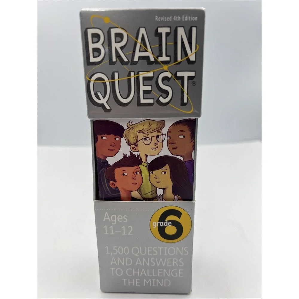 Brain Quest Grade 6, revised 4th edition: 1,500 Questions and Answer - VERY GOOD